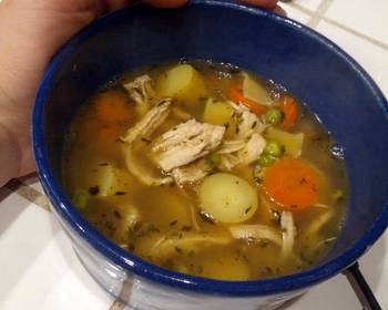 The New Way Serving Recipe Anas Scrumptious chicken Noodle Soup Delicious and Healthy