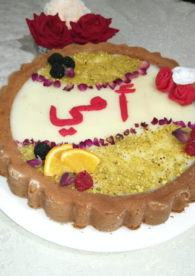 صورة لوصفة كيكة عيد الأم