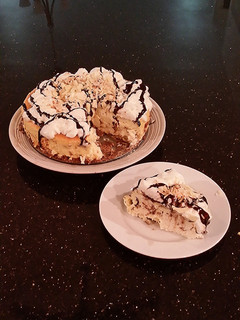 A picture of White Chocolate and Coconut Cheesecake.