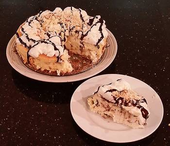 Easy Serving Recipe White Chocolate and Coconut Cheesecake Delicious Simple