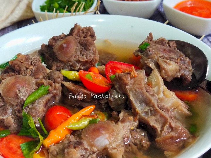 Resep Sop Buntut Sapi Kuah Bening, Enak