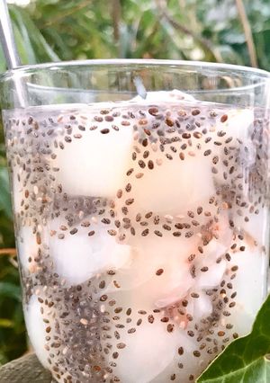 Hình của món 🌱 Vải Thiều Hạt Chia Giải Khát.
