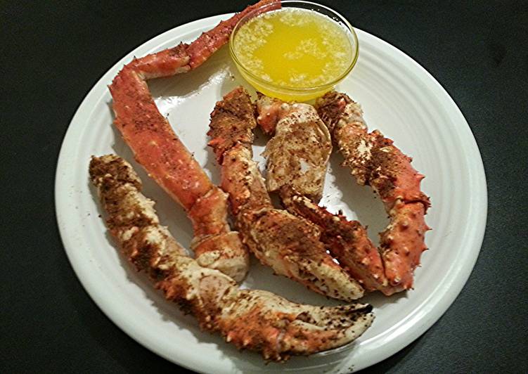 Recipe of Speedy Steamed &amp; Seasoned King Crab