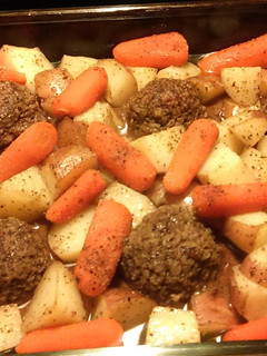 A picture of Meatball Casserole.