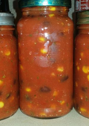 A picture of Black Bean Corn Salsa.