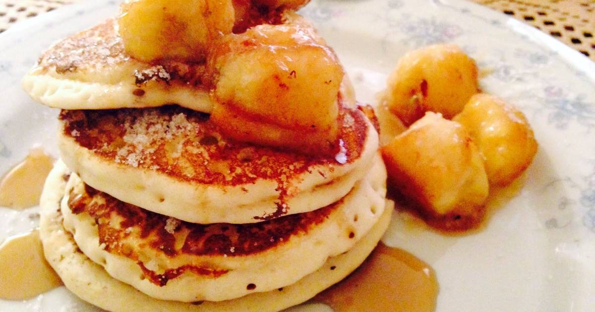 Syrup Fried Banana Pancakes Recipe by malvin.leon Cookpad