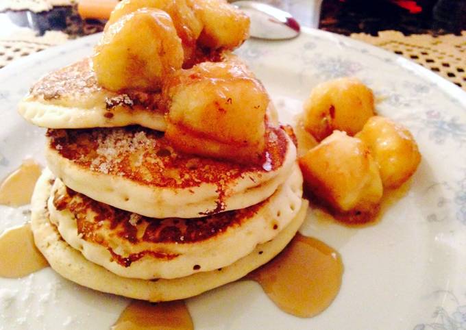 Step-by-Step Guide to Make Super Quick Homemade Syrup Fried Banana Pancakes