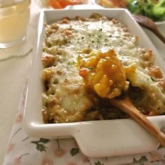 A picture of Use Your Leftovers!! Curry Doria with Creamy Eggs.