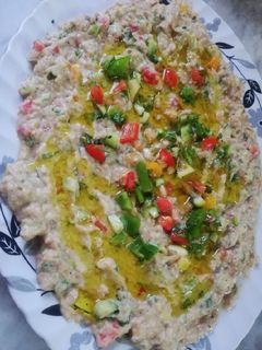 صورة لوصفة بابا غنوج بطريقتي 🤷🏻‍♀️