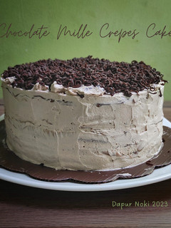 Foto resep Chocolate Mille Crepes Cake