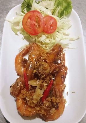 รูปของ กุ้งทอดกระเทียมพริกไทย