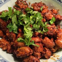 A picture of Manchurian Chicken.