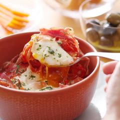 A picture of Eggs a la Flamenca.