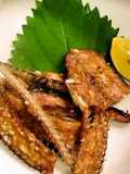 Pacific Saury and Horse Mackerel Bone Crackers in the Microwave