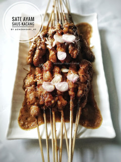 Foto resep Sate Ayam Madura (Bumbu Kacang)