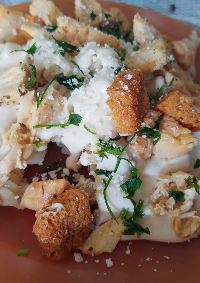 Una foto de Pasta alfredo