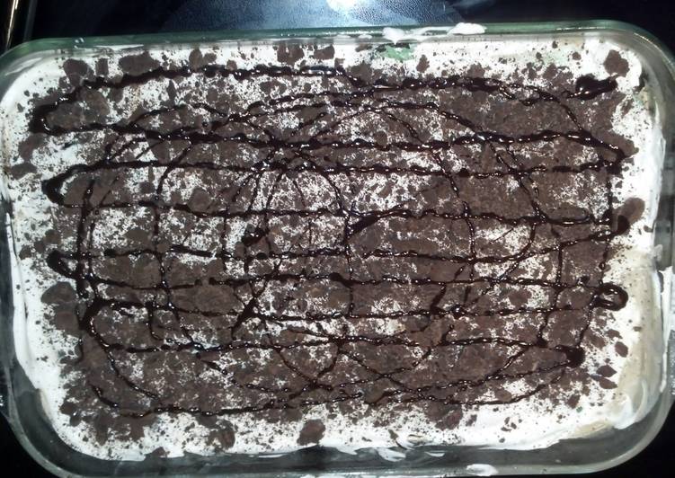 Recipe of Perfect Q-tip&#39;s grasshopper ice cream cake
