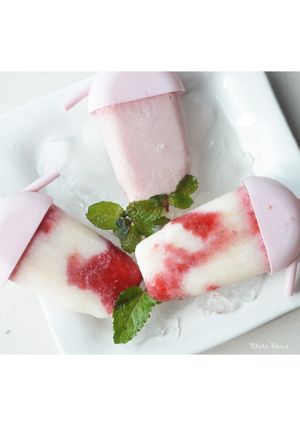 Foto resep Strawberry Popsicle