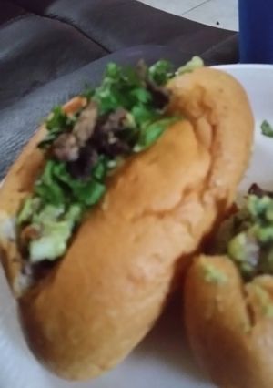 A picture of "Lonches" (mexican style).