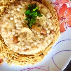 A picture of Sabudana khichdi.