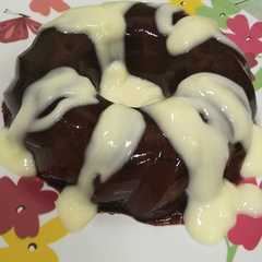 A picture of Puding cokelat plus my vla.