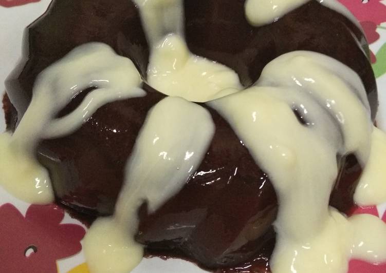 Puding cokelat plus my vla
