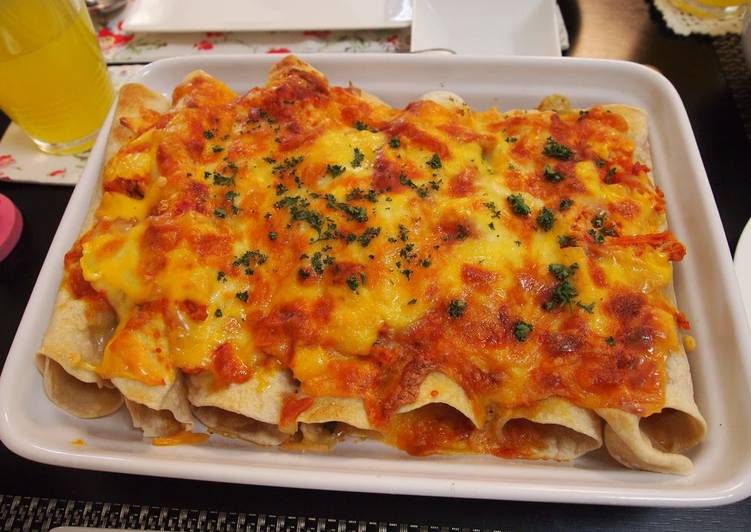 Recipe of Addictive Mexican Dish Enchilada in 19 Minutes for Young Wife