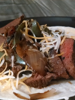 A picture of Venison fajitas.