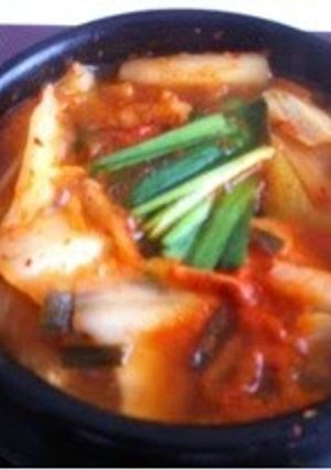 A picture of Red Hot! Kimchi Jjigae.