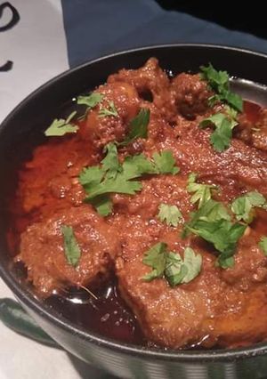 A picture of Mutton Qorma.
