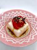 Chilled Tofu with Tomato and Shio Kombu – Great as an Appetizer