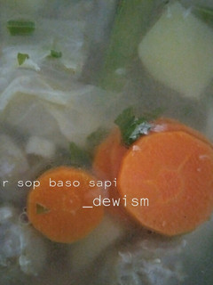 Foto resep Sayur sop baso sapi