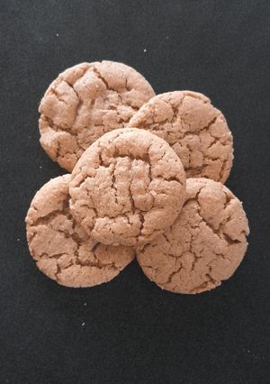 Φωτογραφία της συνταγής Peanut butter soft cookies (μαλακά μπισκότα με φυστικοβούτυρο)