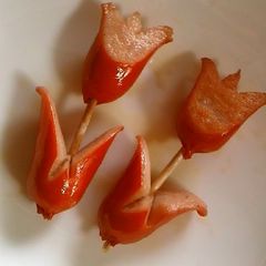 A picture of Wiener Sausage Garnish for Charaben.