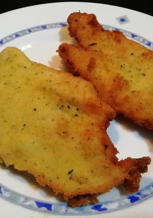 Una foto de Filetes de pollo empanados