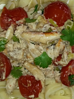 A picture of Sig's Speedy Crab Tagliatelle.