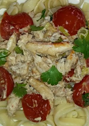 A picture of Sig's Speedy Crab Tagliatelle.