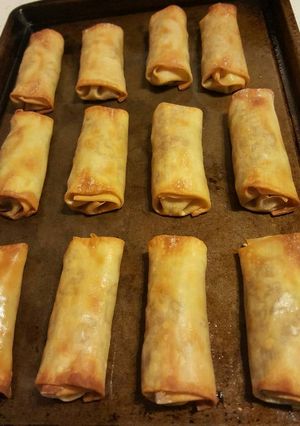 A picture of Healthy Egg Rolls.