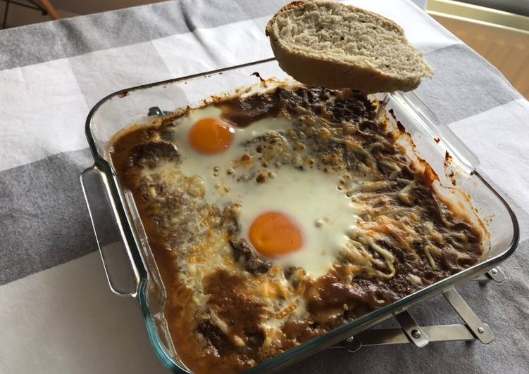 Huevos al horno con vegetales (Mambo)