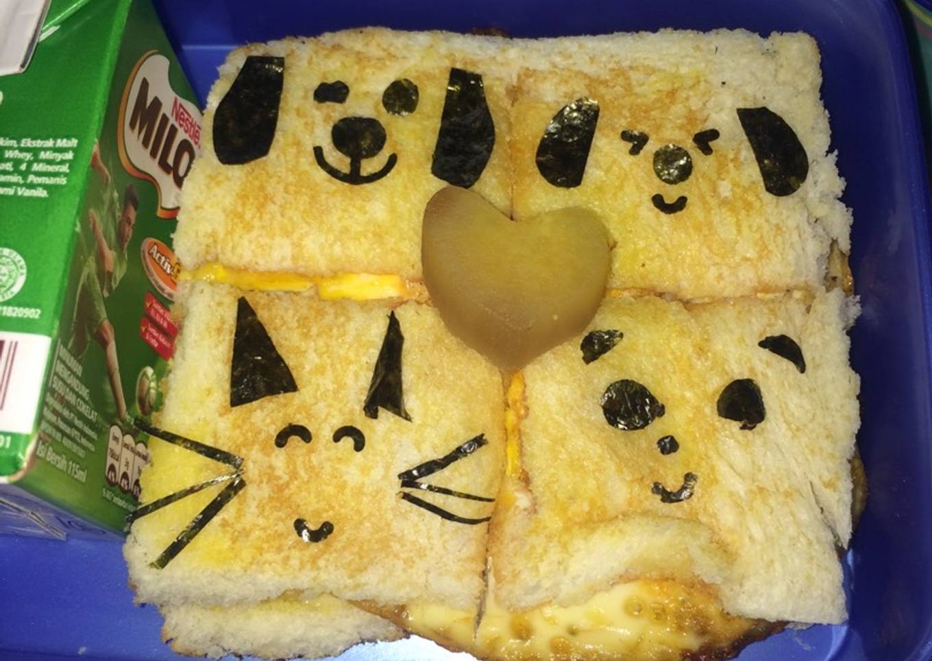 Resep Roti bakar special pake telur ala fe' Anti Gagal