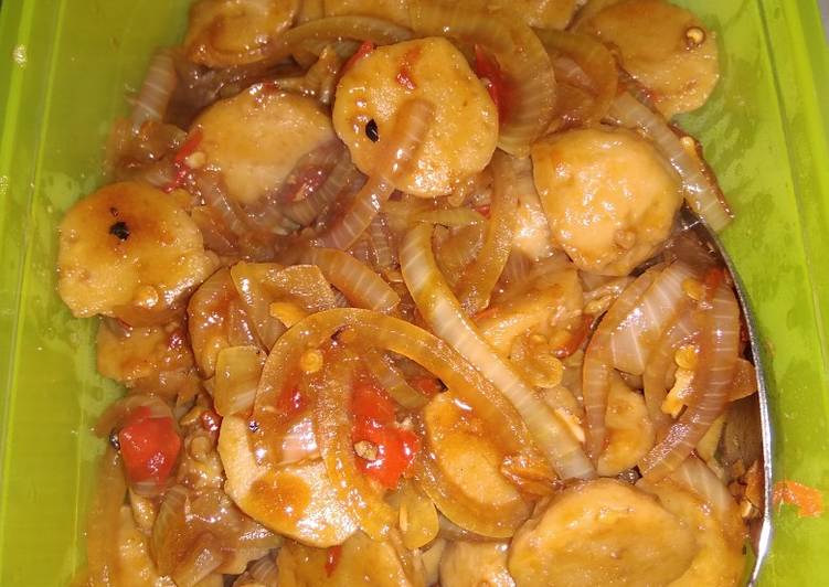 Bakso mercon lada hitam simpel