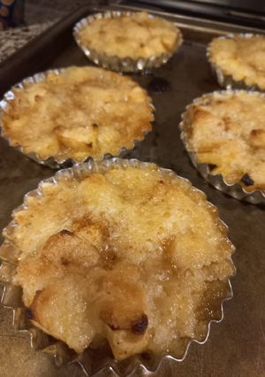 Una foto de Crumble de manzana