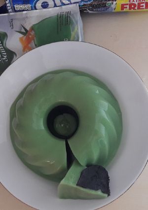 Foto resep Puding brownies oreo