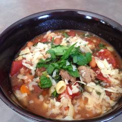 A picture of Pasta Fagioli.