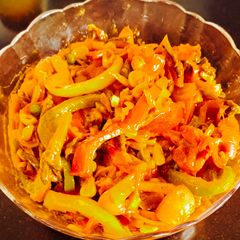 A picture of Mexican stir fry vegetable.