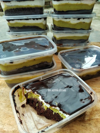 Cara Bikin Brownies Alpukat Lumer Dessert box Rumahan