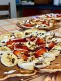 Pancakes banana, fragola, yogurt e cioccolato 🍌🍓🍦🍫