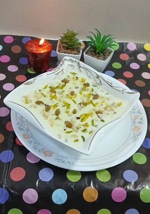 A picture of Rice sabut dana kheer.