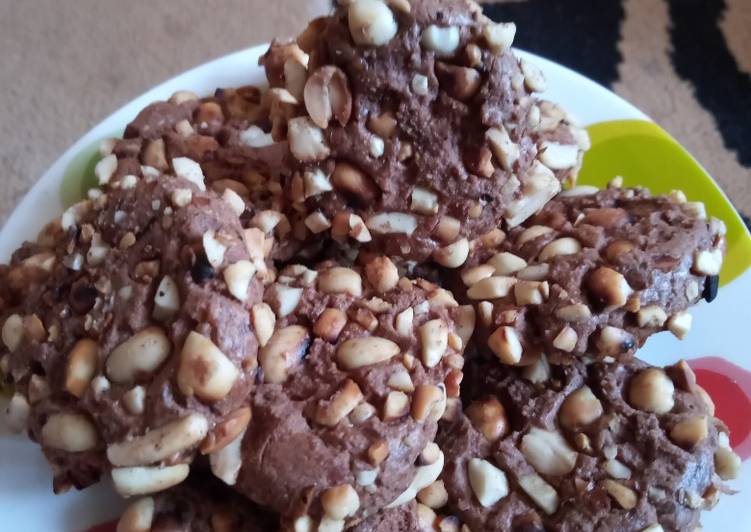 Resep Choco ground Beans soft cookies yang Bikin Ngiler
