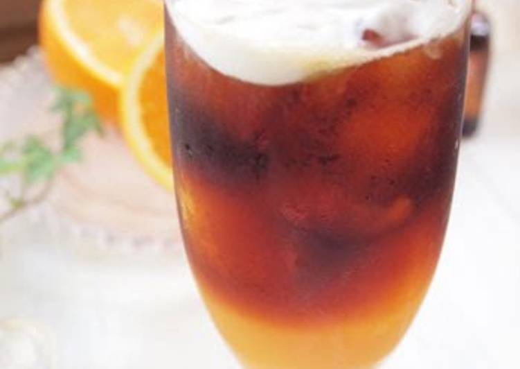 How to Make Quick Orange-flavoured Iced Coffee for Summer